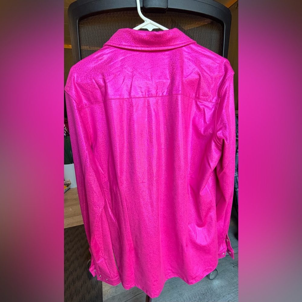 Ranch Dress’n hot pink rodeo shirt XL - Picture 3 of 3